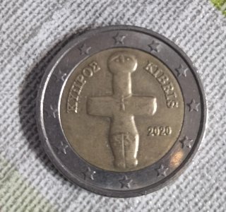 Moneda de 2€ Chipre 2020