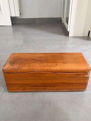 Cofre Antiguo de Madera Vintage 50 cm