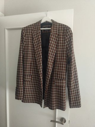 Americana cuadros Bershka Talla L