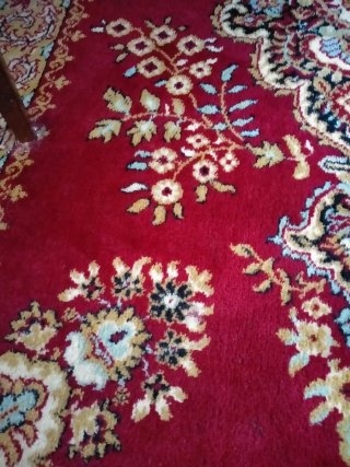 Alfombra con Estampado Floral