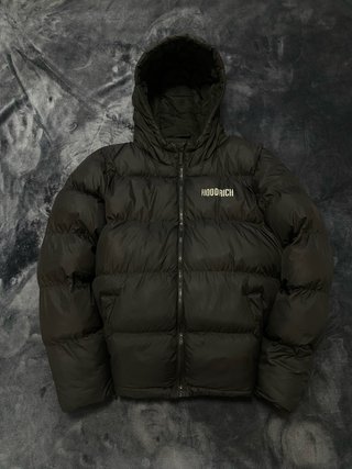 Abrigo Hoodrich Reflectante Negro XL