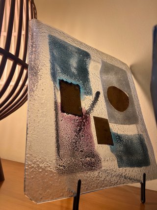 Plato de Decoración de Cristal
