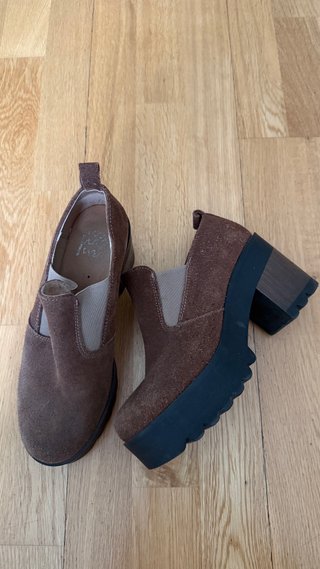 Zapatos de Tacón Marrones Talla 37
