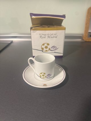 Mini Taza y Plato Real Madrid