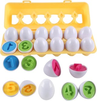 Juego Educativo Montessori de Huevos