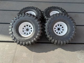 Set de 4 Llantas Beadlock 1.9 con Neumáticos