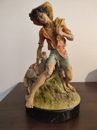 Figura de Pastor con Oveja