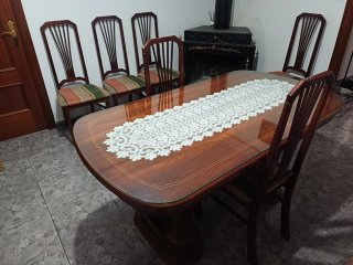 Mesa de Comedor con 6 Sillas