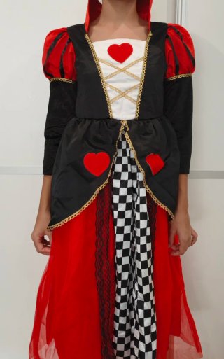 Disfraz de Reina de Corazones Talla 150