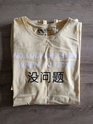 Camiseta Hombre| Bershka | Amarillo | XL