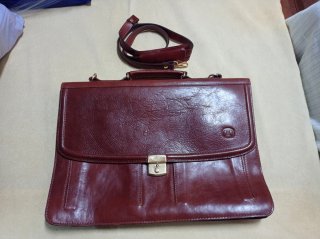 Cartera Bolso de Piel Marrón
