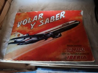 Álbum de cromos Volar y Saber Bimbo