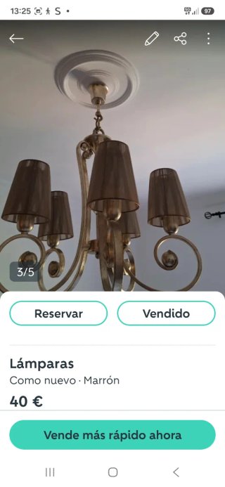 Lámpara de Techo Estilo Clásico