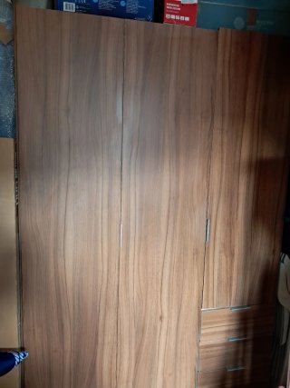 Armario de Madera 3 Puertas y 3 Cajones