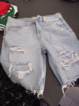 Pantalón tejano corto