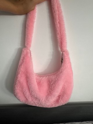 Bolso de Pelo Rosa