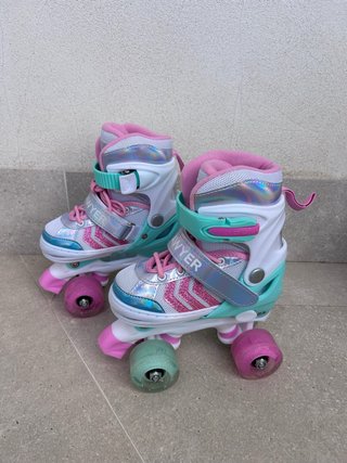 Patines 4 Ruedas con Luces Sawer. Talla XS 23 a 26