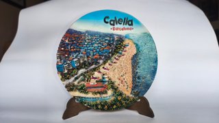 Plato Decorativo Souvenir Calella