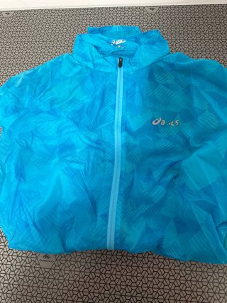 Cortavientos Asics Turquesa Talla M