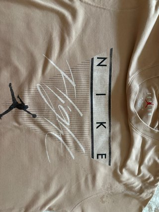 Camiseta Nike Jordan Flight Beige