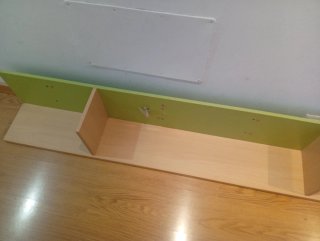 Estantería Horizontal 205cm de haya combinada