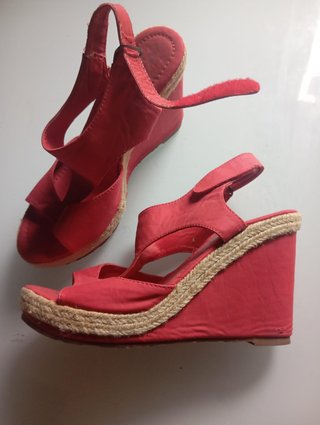 SANDALIAS ROJAS T.38