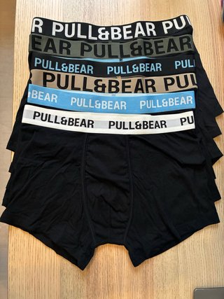 Lote 6 boxers Pull&Bear talla L – Sin usar
