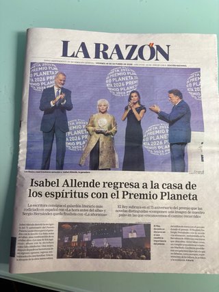 Periodico La Razon Isabel Allende