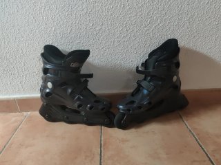 Patines en línea negros