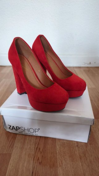 Zapatos de tacón rojos Zapshop