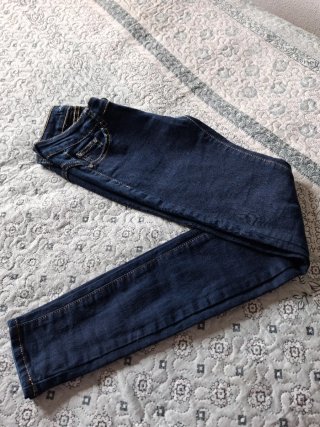Pantalón Vaquero Pitillo Azul Marino