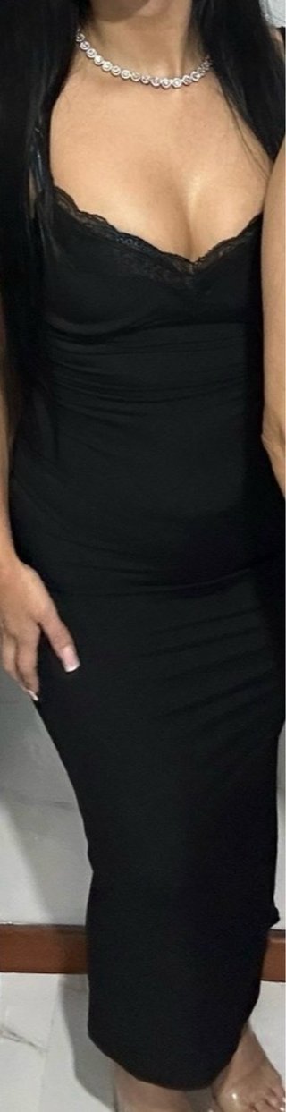 Vestido Negro Largo