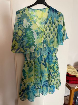 Vestido Estampado Verano Talla 38