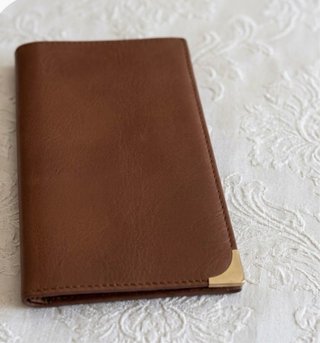 Cartera de Piel Marrón