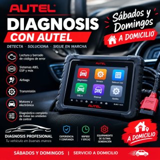 Diagnosis AUTEL a domicilio | Sábados y domingo