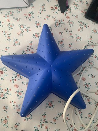 Lámpara Estrella Azul de IKEA