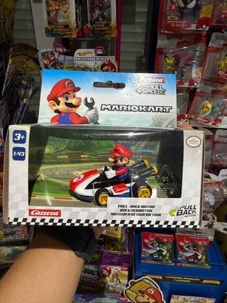 Coche Mario Kart Carrera Pull-Back