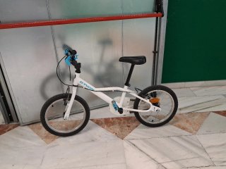 Bicicleta Infantil Decathlon Blanca