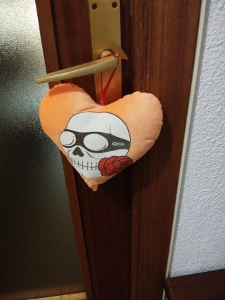 Cojín pequeño con forma de corazón