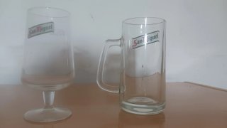 Jarras y copas de Cerveza,24 de cada una