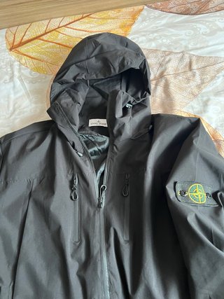 Cortavientos Stone Island Negro
