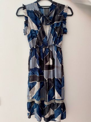 Vestido Estampado Sisley Talla XS