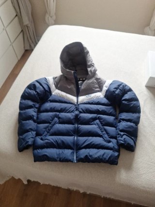 Chaqueta Plumón Nike Azul y Gris