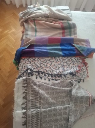 Lote de 5 Pashminas Variadas