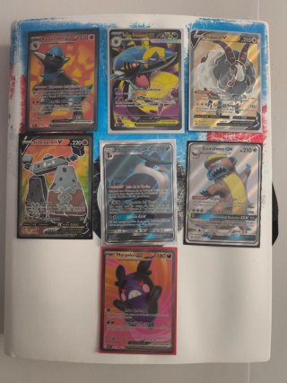 Set de 7 Cartas Pokémon Full Art