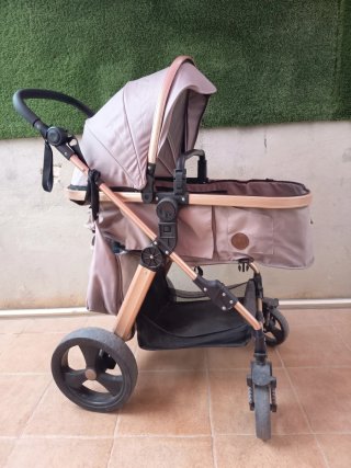 Carrito Paseo Bebé Cochecito Trío Capazo y Silla