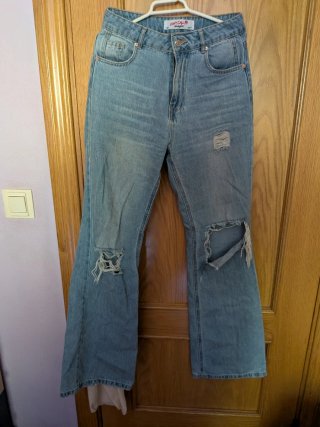 Pantalones Campana Denim Talla 34