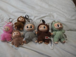 Set de 6 Llaveros de Peluche 5 euros todos.