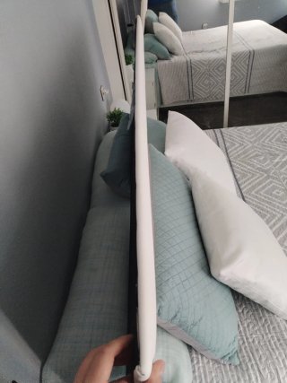 Cabecero de Polipiel Blanco Roto