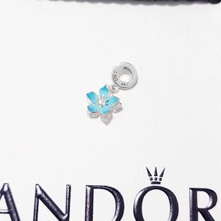 Charm Pandora Flor Azul
